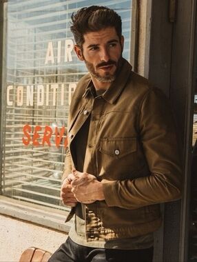 Hiroshi Kato Moleskin Jacket in Coyote